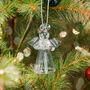 Glass Angel Hanging Decoration, thumbnail 1 of 6