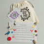 Personalised Little Kit For Sister Keepsake Bag, thumbnail 6 of 7