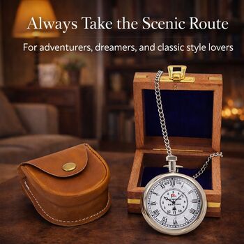 Personalised The Titanic Pocket Watch With Case – Meaningful Birthday And Anniversary Keepsake, 9 of 12