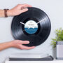 Personalised Limited Edition Vinyl Record Clock, thumbnail 1 of 9