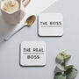 The Boss And Real Boss Coasters, thumbnail 2 of 2