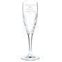 Personalised Message Cut Crystal Champagne Flute, thumbnail 5 of 5