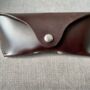 Personalised Dark Brown Leather Sunglasses Case, thumbnail 7 of 10