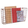 Industrial Copper Wire Wall Storage Basket, thumbnail 2 of 6