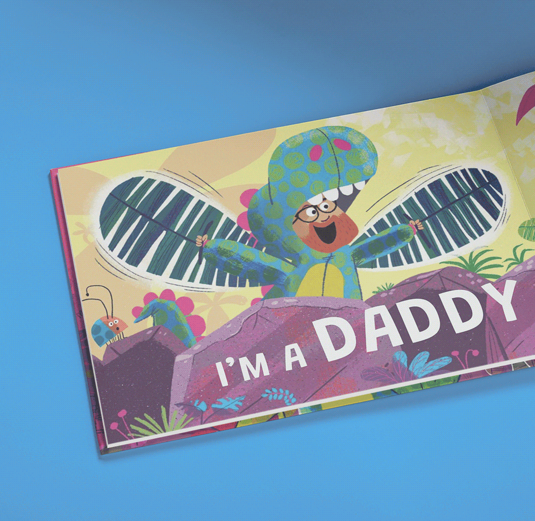 Gift For Dad We Love Daddy O Saurus Personalised Book, thumbnail 3 of 9