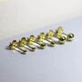 Gold Plated Sterling Silver Ball Stud Earrings Two 4mm, thumbnail 1 of 3
