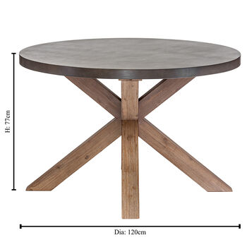 Burford Round Dining Table, 2 of 4