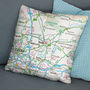Personalised British Isles Map Cushion, thumbnail 2 of 5
