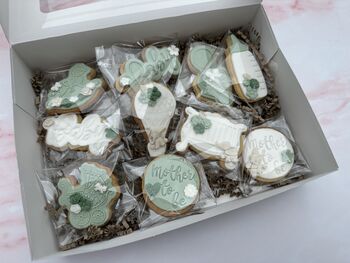 Pastel Baby Shower Biscuit Favours, 9 of 10