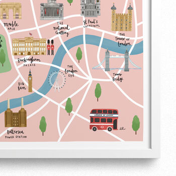 Personalised London Map Print, 3 of 7
