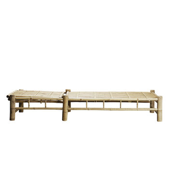 Bamboo Single Or Double Sun Lounger, 8 of 10