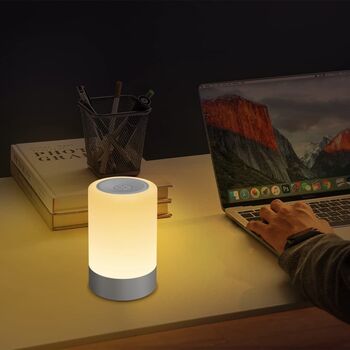 Warm Light LED Bedside Touch Sensor Night Lamps, 3 of 8
