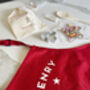 Personalised Christmas Apron And Gingerbread Man Kit, thumbnail 4 of 7