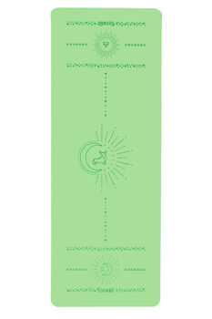 Taurus Earth Sign Lush Green Yoga Mat, 2 of 9