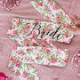 Vintage Style Personalised Floral Hen Party Sash, thumbnail 1 of 4