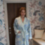 Reversible Hand Block Printed Cotton Robe, thumbnail 6 of 6