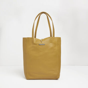 Milan Soft Leather Tote Bag, 7 of 9