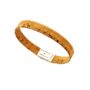 Men’s Personalised Flat Cork Bracelet With Sterling Silver Clasp, thumbnail 5 of 8
