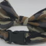 Green Camouflage Dog Bow Tie, thumbnail 6 of 6