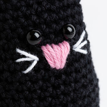 Black Cat Easy Halloween Crochet Kit, 5 of 10