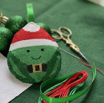 Stitch A Sprout Make Your Own Christmas Decoration Kit, 2 of 5