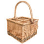 Personalised Wicker Picnic Bottle Carrier For Couples, thumbnail 3 of 8