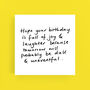 Joy And Laughter Birthday Card, thumbnail 1 of 2