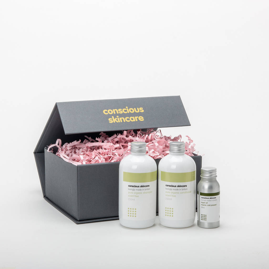 Organic Hair Treatment Gift Set By Conscious Skincare