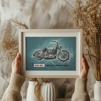 Custom Motorbike Print Gift, 2 of 2