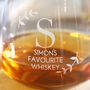 Personalised 'Favourite Whiskey' Glass, thumbnail 2 of 3
