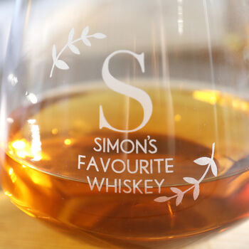 Personalised 'Favourite Whiskey' Glass, 2 of 3