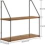 Two Tier Industrial Mounted Storage Shelves, thumbnail 8 of 8