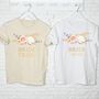 Bride Tribe Pampas Grass Hen Do Organic T Shirt, thumbnail 2 of 3