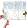 Gold Wire Wedding Table Planner Kit, thumbnail 2 of 3