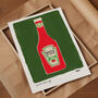 Ketchup Hand Painted Art Print, thumbnail 3 of 6