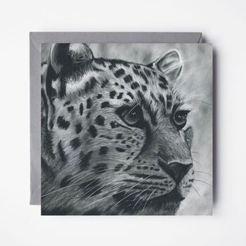 Leopard Blank Greeting Card Safari Cards, 3 of 7