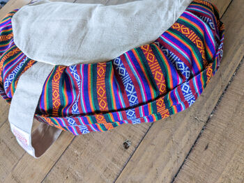 Half Moon Meditation Cushion Cover, Yoga Bolster Pillow, 7 of 9