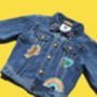 Kids Personalised Denim Jacket X Eleanor Bowmer Collab, thumbnail 5 of 12