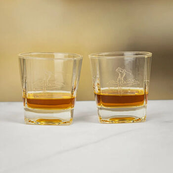 Golf Glass Decanter And Tumbler Set, 5 of 7