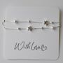 Silver Stars Bracelet Gift For Her, thumbnail 1 of 3