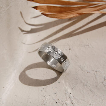 Personalised Affirmation Mantra Ring In Silver Or Gold, 4 of 10