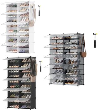 Ten Slot Interlocking Shoe Rack Storage Cabinet, 9 of 9