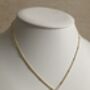 A Initial Zirconia Gold Pendant Necklace, thumbnail 3 of 6