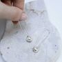 Sterling Silver Blossom Drop Earrings, thumbnail 7 of 10