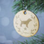 Personalised Dog Lover Christmas Keepsake Gift, thumbnail 1 of 3