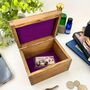 Personalised Wooden Cufflink Or Trinket Box, thumbnail 9 of 10