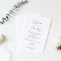 This Is Love Wedding Invitations Pack Of 10, thumbnail 3 of 3