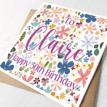 Personalised Birthday Card For Her, 3 of 3