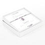 February Amethyst Birthstone Charm Bracelet Gift, thumbnail 1 of 4