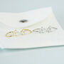 Sterling Silver Crystal Flower Ear Jacket Hoop Earring, thumbnail 4 of 5